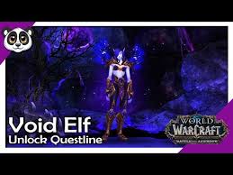 Oct 26, 2021 · the void elves weren't too bad but they can be a bit tricky for new players due to you needing to unlock argus first in order to start the questline that unlocks the achievement leading to the void elves being recruited into the alliance. Video Void Elf Questline