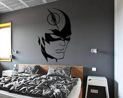 The Flash Wall Decal Flash Themed Super Hero Wall Decal Comics Decals Dc Kids Room Wall Decor Theme Room Decor Kids Room Wall Decor Wall Decals