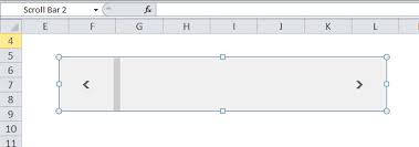 Scrollbar In Excel How To Insert Scrollbar In Excel And