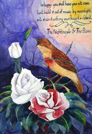 The Nightingale And The Rose Nightingale Rose Painting