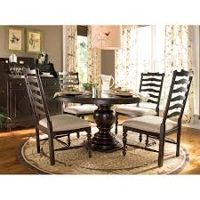 Here, your favorite looks cost less than you thought possible. Paula Deen Home 5 Piece Round Pedestal Dining Table Set Tobacco With Mike Chairs Round Pedestal Dining Round Pedestal Dining Table Black Round Dining Table
