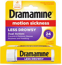 Dramamine taken with muscle relaxants such as carisoprodol can also increase the effects of either drug. Buy Dramamine Motion Sickness Less Drowsy Travel Vial 8 Count Online In Taiwan B007bf7buy