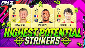 Join the discussion or compare with others! Fifa 21 Best Young Players On Career Mode Highest Potential Strikers Attackers Fut 21 Youtube