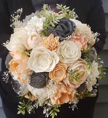 Peach Sola Flower Bouquet Sola Wood Flower Wooden Bouquet Etsy Wooden Flower Bouquet Sola Flower Bouquet Wedding Flowers