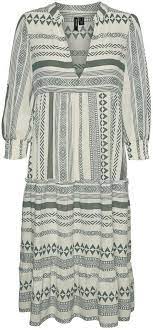 Vero moda kleid schwarz chiffon riemchen grösse xs be 255. Vero Moda Midikleid Vmdicthe 3 4 Calf Dress Otto