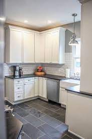 Black Tiles For Kitchen Floor Beautiful Best 25 Dark Tile Floors Ideas On Pinterest Classi Farmhouse Kitchen Design Simple Kitchen Cabinets Trendy Kitchen Tile