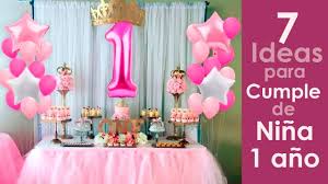 Pinterest.com mira algunas ideas para un baby shower muy original en el siguiente link. 7 Ideas Cumpleanos De Nina 1 Ano Youtube