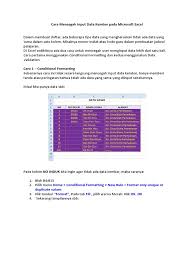 We did not find results for: Jp 3 Cara Mencegah Input Data Kembar Pada Microsoft Excel