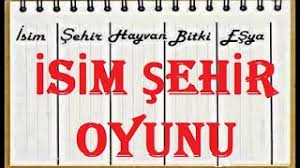 isim sehir oyunu nasil oynanir isim sehir nasil oynanir uygulamali anlatim youtube