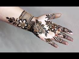 Mehndi Design For Front Hand Navratri Special 2018 Youtube Mehndi Designs For Hands Mehndi Designs Front Hand Latest Mehndi Designs