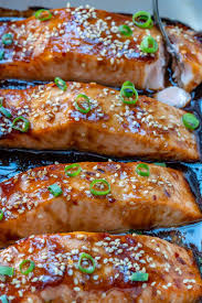 Baked Teriyaki Salmon Recipe In 2020 Salmon Teriyaki Recipe Salmon Recipes Baked Teriyaki Salmon