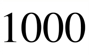 1000 or thousand may refer to: El Numero Angelical 1000 Angeles Y Significado