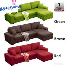 This collection features the styles you see everywhere else including the quality craftsmanship and attention to detail. Sofa L 3 Seater Lazzo 868 Canvas With Foot Stool Lowest Price Shopee Malaysia
