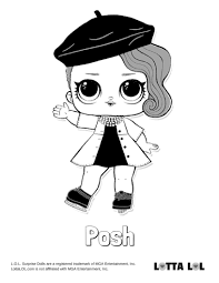 Posh Coloring Page Lotta Lol Lol Dolls Kids Printable Coloring Pages Coloring Pages