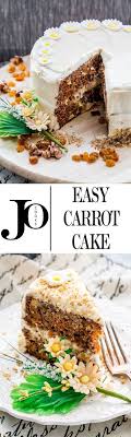 This Carrot Cake Is Perfectly Moist Sweet And Loaded With Carrots Raisins Walnuts And Pineapple Then Top Easy Carrot Cake Carrot Cake Recipe How Sweet Eats