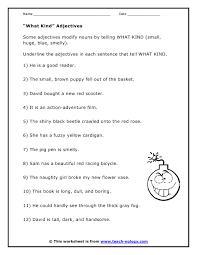 Click To Print Adjective Worksheet Adjectives Worksheets