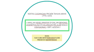 From our students faculty of computing, utm jb, malaysia. Kertas Cadangan Projek Tahun Akhir Pta 2016 By Nur Nazra