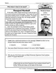 Thurgood Marshall Lesson Plans The Mailbox Social Studies Worksheets Thurgood Marshall 3rd Grade Social Studies