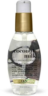 Coconut oil is abundant in fatty acids that nurture and hydrate the scalp and hair. Ogx Coconut Milk Anti Breakage Serum Ulta Beauty