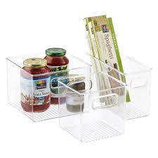 They're perfect for organizing your kitchen, bathroom, office, craft areas and more. Idesign Linus Pantry Bins The Container Store