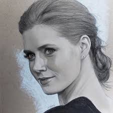 Happy Saturday Here S My Drawing Of Amyadams To Brighten Your Weekend This Sketch Was Done In Graphite Ch Portrait Sketches Portrait Portrait Drawing