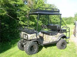 2012 Bad Boy Buggies Classic 4 Wheel Drive - 48 Volt Electric 4 Wheel Drive Front Brush Guard Front Basket Rear F Hunting Cart How To Paint Camo Golf Carts