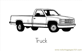 Truck coloring pages contain pick up, jet, toy, tow, fire, police, cement, army, chevy, airport, race. Truck Coloring Page 02 Coloring Page For Kids Free Land Transport Printable Coloring Pages Online For Kids Coloringpages101 Com Coloring Pages For Kids