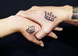 6 king + queen hand tattoo. 97 Amazing Best King And Queen Crown Tattoo Couples Tattoo Designs Crown Hand Tattoo Small Crown Tattoo