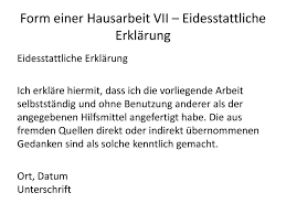 Das fazit ihrer bachelorarbeit liefert eine wertende zusammenfassung des vorher geschriebenen. Einfuhrung In Das Schreiben Einer Hausarbeit Ppt Video Online Herunterladen