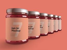 Jam Jar Mockup Jam Jar Jar Jar Design