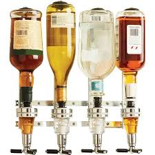 Wyndham House 4 Bottle Liquor Dispenser Walmart Com In 2020 Liquor Dispenser Alcohol Dispenser Wine Dispenser