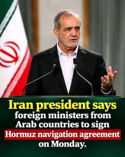 Iranian Foreign Minister Abbas Araghchi said that his country agrees to allow safe passage through the Strait of Hormuz for two weeks “if attacks are halted”.