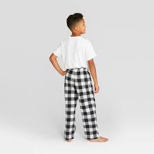 Black And White Buffalo Plaid Pajama Pants Kid S Holiday Buffalo Check Pajama Pants Wondershop Black 5 Kids Unisex Pajama Pants Fleece Pajama Pants Plaid Pajama Pants