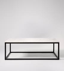Coffee Table Contemporary Style In Marble Matt Black A I 399