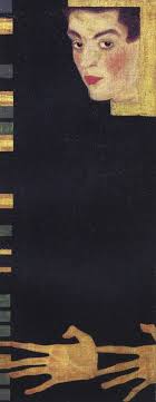 Self Portrait With Spread Fingers by Egon Schiele