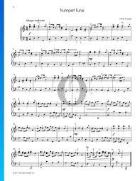 The flight of the bumblebee. Trumpet Tune Sheet Music Piano Solo Pdf Download Streaming Oktav