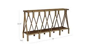 Scissor Unique Console Table Cb2 Lobby 599 Modern Console Tables Unique Console Table Console Table
