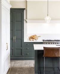 Friday Inspiration Don T Miss These Beams Studio Mcgee Stylish Kitchen Green Kitchen Cabinets Interior Design Kitchen
