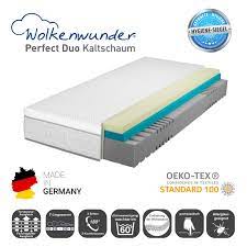 100% lyocell bei fragen zum produkt oder weiteren konfigurationswünschen beraten wir. Wolkenwunder Perfect Duo Ks Kaltschaummatratze Inkl Integriertem Topper Matratzen Online Kaufen Im Shop Von Matratzenunion