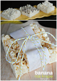 Banana Rice Krispie Treats Shugary Sweets Rice Krispy Treats Recipe Crispy Treats Rice Krispie Treats
