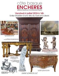 Rechercher une vente aux encheres publiques. Catalogue De La Vente Entier Mobilier D Une Villa Du Gers Et A Divers A Cote Basque Encheres Fin De La Vente Le 06 Juillet 2018 Auction Fr