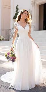 بدلات اعراس 2020 موديلات جديدة من بدلات اعراس 2020 لاناقتك وجمالك Choose Wedding Dress Long Sleeve Bridal Dresses Bridal Dresses Lace