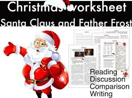 This christmas spot the difference worksheet is a festive way to build concentration and memory skills. Santa And Father Frost Christmas Esl Teaching Resources