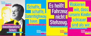 Doch die liberalen wahlplakate (siehe beispielfoto oben rechts) haben ihre schuldigkeit getan und müssen nun zurück in den wertstoffkreislauf. Wahlkampagnen