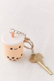 Boba Tea Keychain In 2020 Boba Tea Unique Keychains Boba