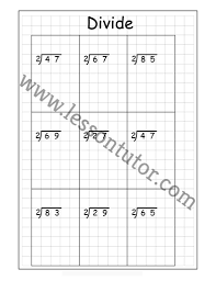 The steps in these two procedures are actually the same, just written out in a different format! Long Division 2 Digits By 1 Digit With Remainders Worksheet Fourth Grade Lesson Tutor