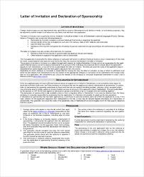 Samples of recommendation letters, tips for writing a recommendation letter. Free 12 Sample Visa Sponsorship Letter Templates In Pdf Ms Word Google Docs Pages
