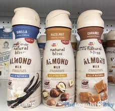 Nestle Coffee Mate Natural Bliss Almond Milk Creamer Vanilla Hazelnut And Caramel Dairy Free Creamer Almond Milk Creamer Vegan Coffee Creamer