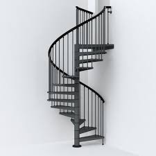 Sky030 63 In Iron Grey Spiral Staircase Kit Spiral Staircase Kits Staircase Kits Spiral Stairs