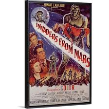 Tony the pitiful copywriter says Invaders From Mars 1953 Black Float Frame Canvas Art Overstock 26973790